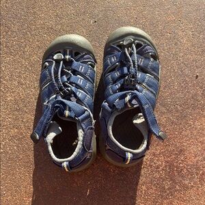 Kids Navy Blue Keen Sandals
